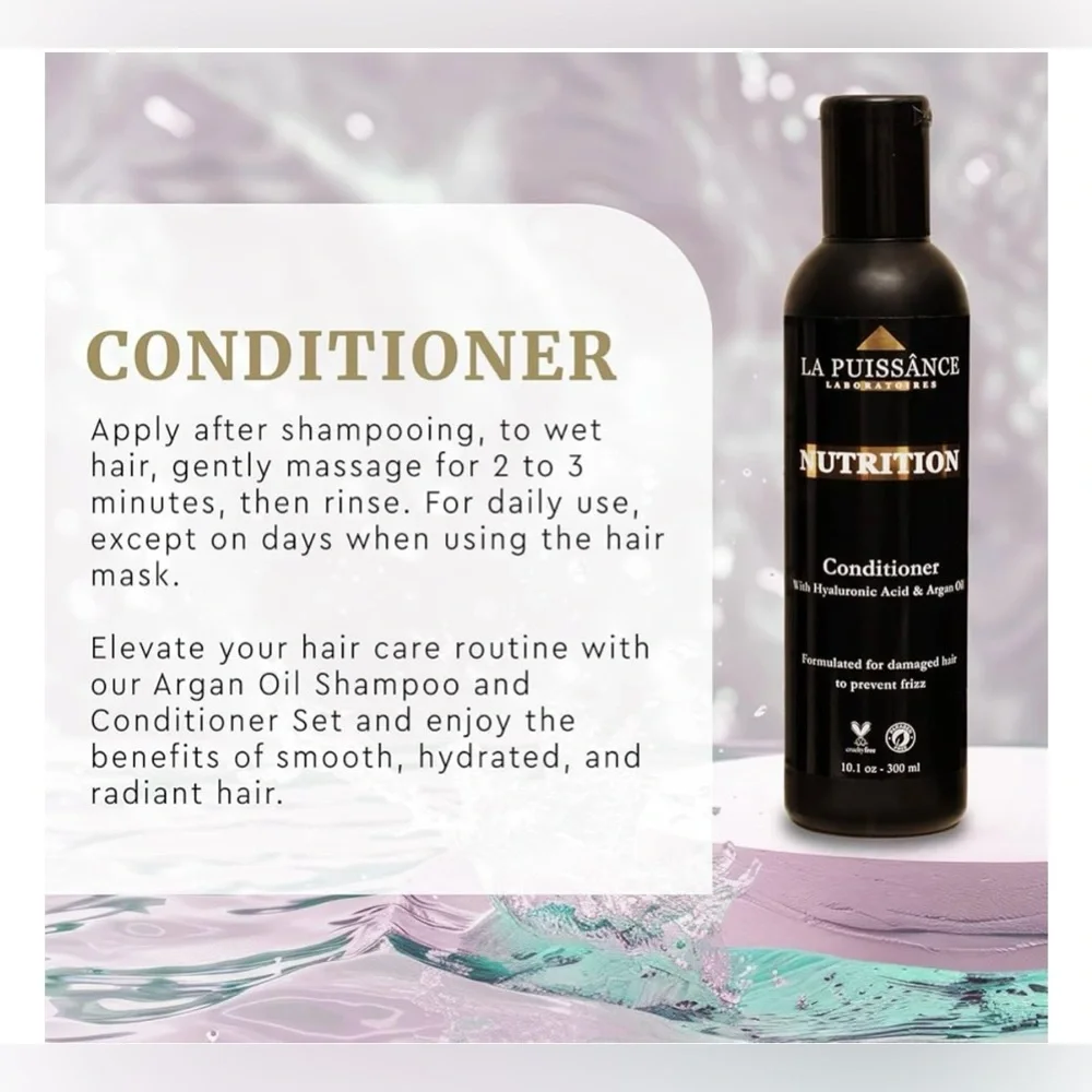 Premium Argan Oil Conditioner - Nutrition, Anti Frizz, Hydrating, Moisturizing